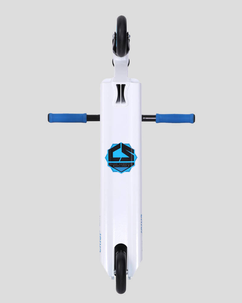 Crisp Scooters Crisp Blitz White/Blue Scooter for Mens