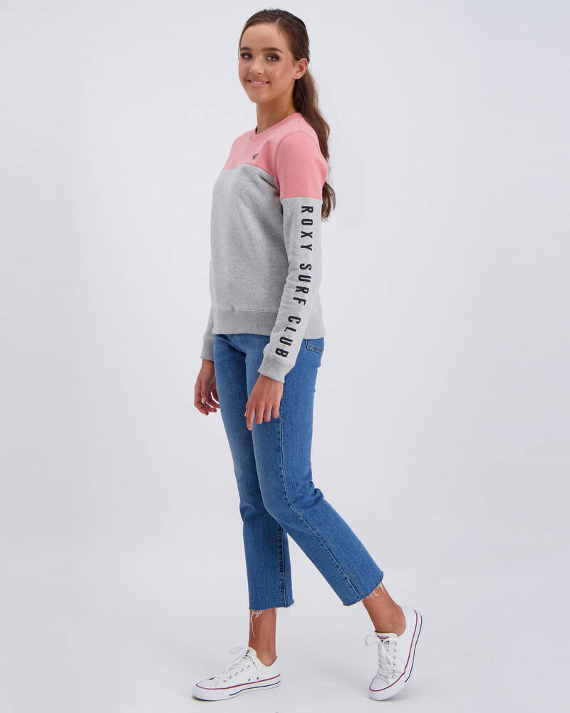 Roxy Early Blue Crewneck Sweatshirt for Womens