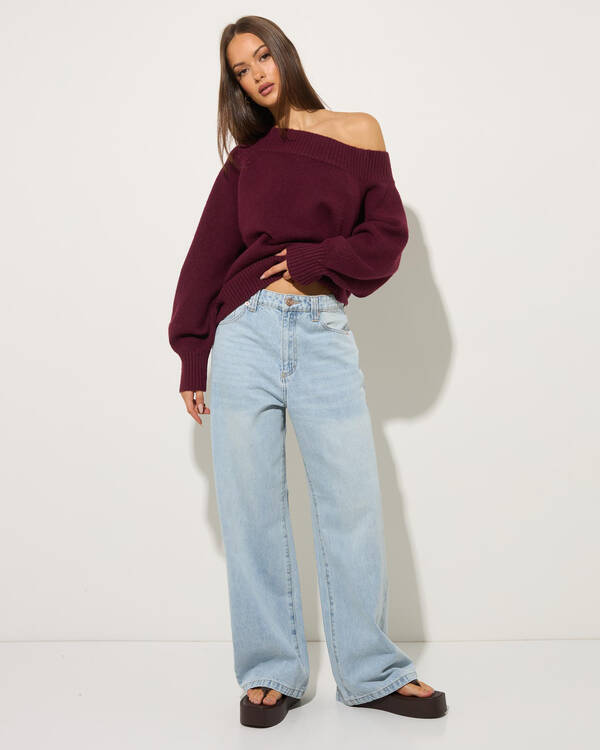 DESU Andre Low Waist Baggy Jeans for Womens