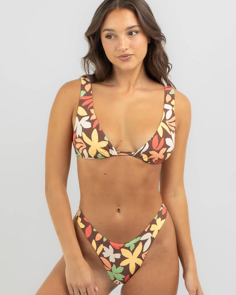Rip Curl Hot Tropics Sliding D-DD Triangle Bikini Top for Womens