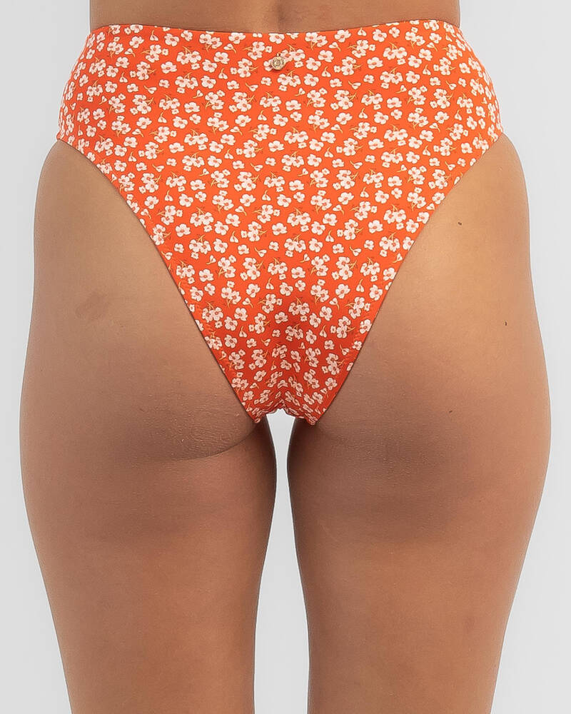 Rhythm Sia Floral High Waisted Bikini Bottom for Womens