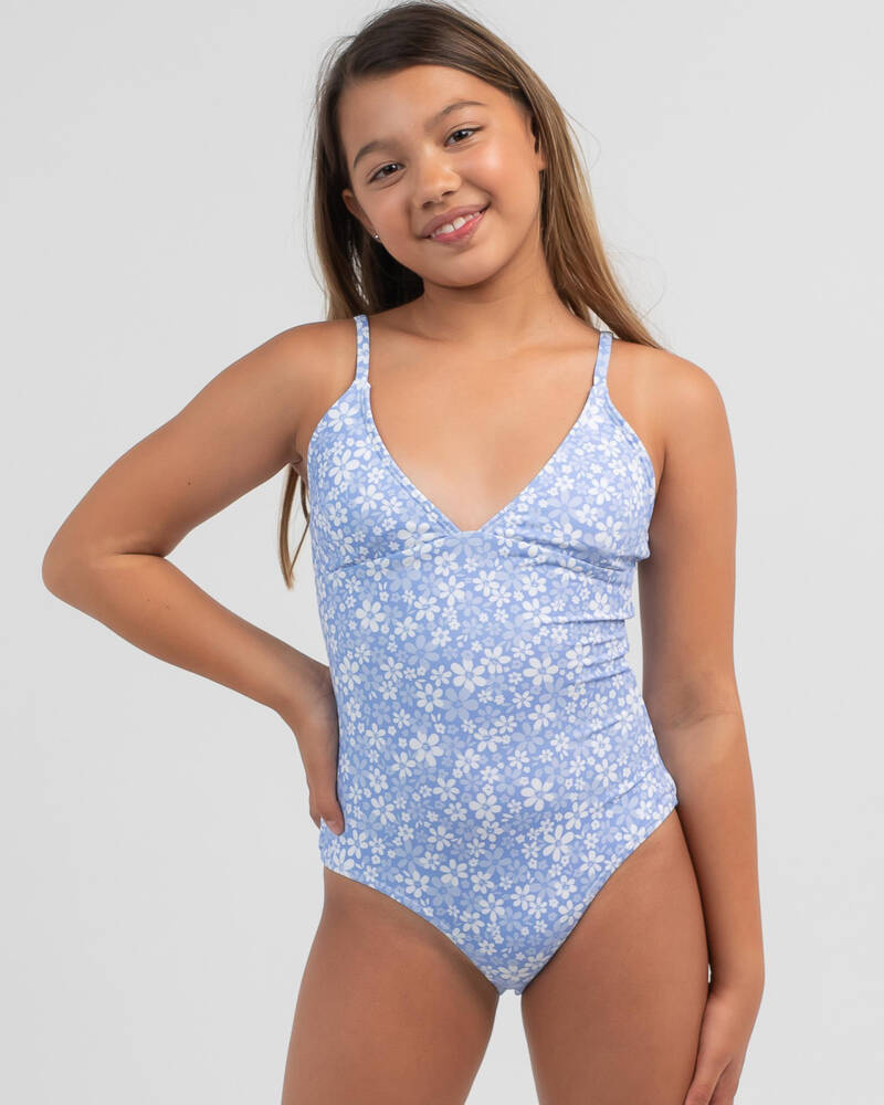 Kaiami Girls' Blossom One Piece Swimsuit for Womens