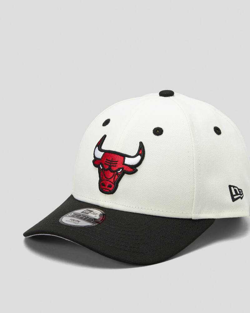 New Era Boys' Chicago Bulls 9Forty Chrome Cap for Mens