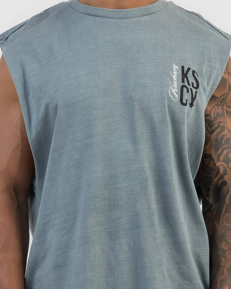Kiss Chacey Galleon Dual Curved Muscle Tank for Mens