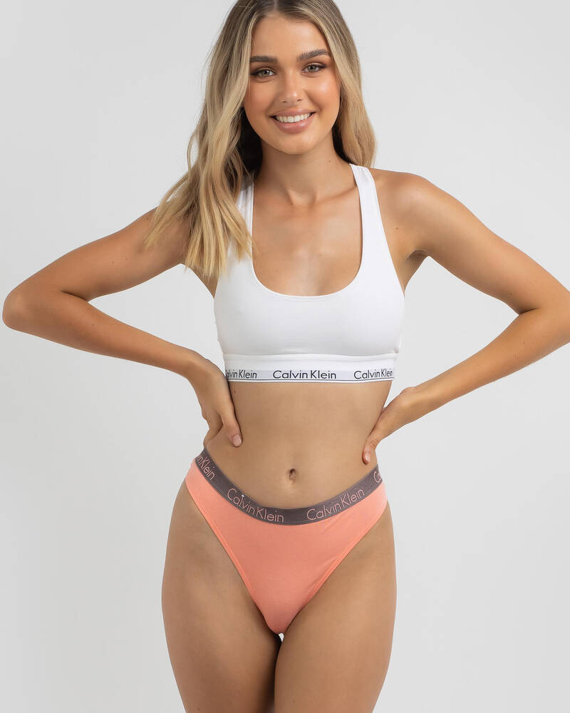 Calvin Klein Radiant Cotton Thong for Womens