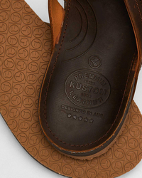 Kustom Cruiser Leather Sandals for Mens image number null