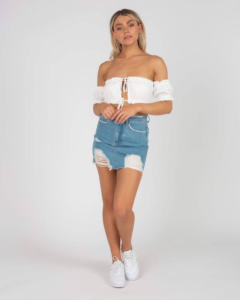 Ava And Ever Ryder Crop Top for Womens