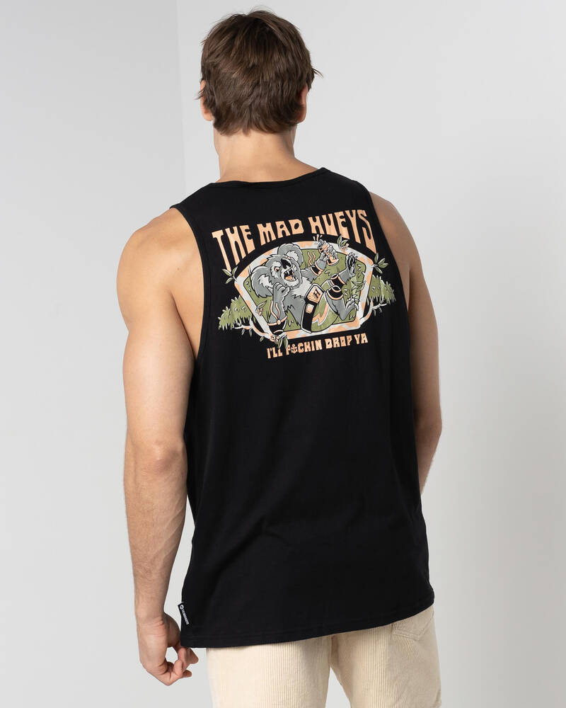The Mad Hueys Drop Bear Singlet for Mens