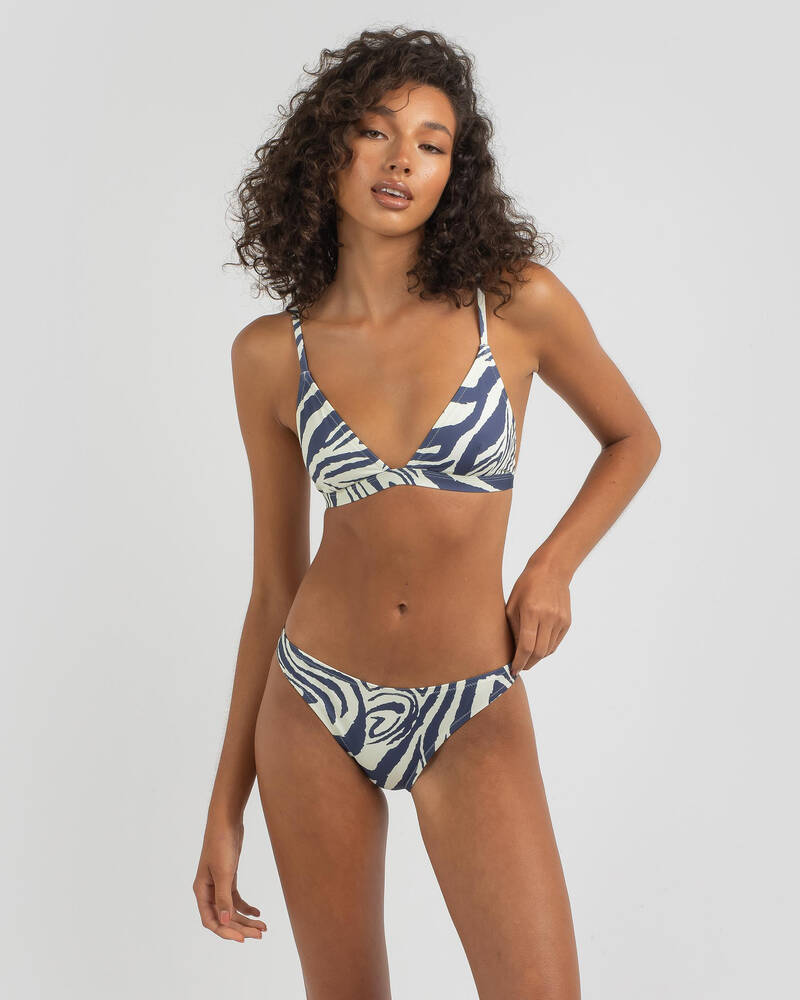 Quiksilver Zebradelia High Cut Bikini Bottom for Womens