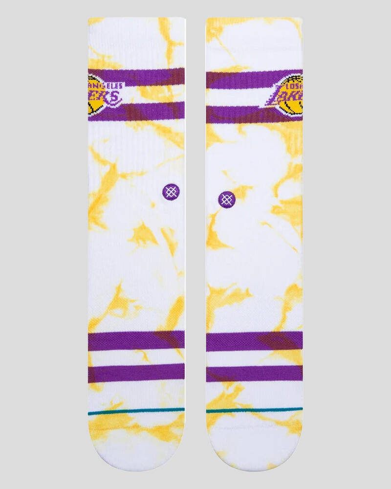Stance Lakers Dyed Socks for Mens