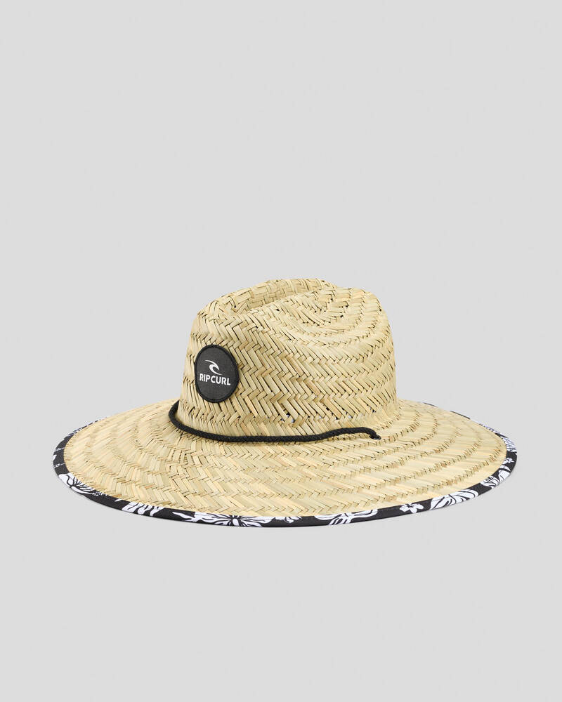 Rip Curl Mixed Straw Sun Panama Hat for Womens