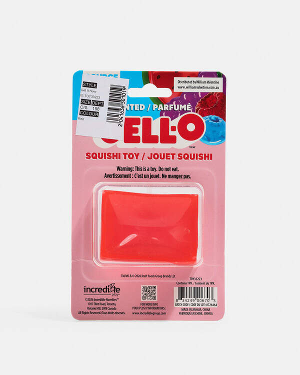 Get It Now Scented Jell-O Squishy Fidget Toy for Unisex