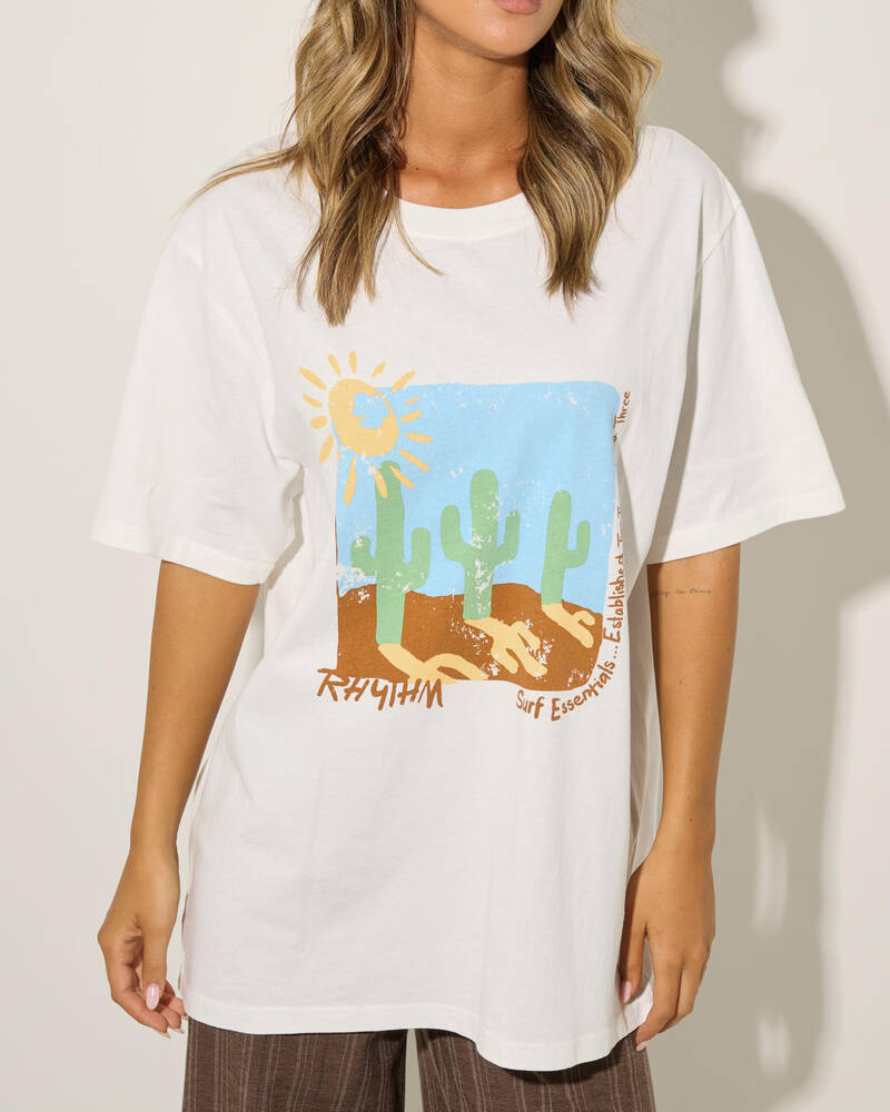 Rhythm Vintage Desert Oversized T-Shirt for Womens
