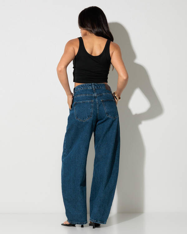 DESU Cyndi Barrel Leg Jeans for Womens
