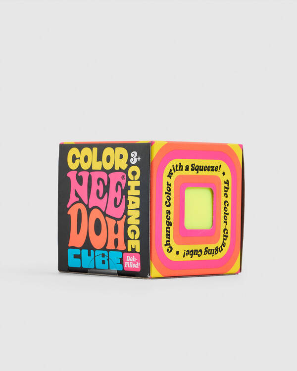 Schylling NeeDoh Colour Change Cube Squishy Fidget Toy for Unisex