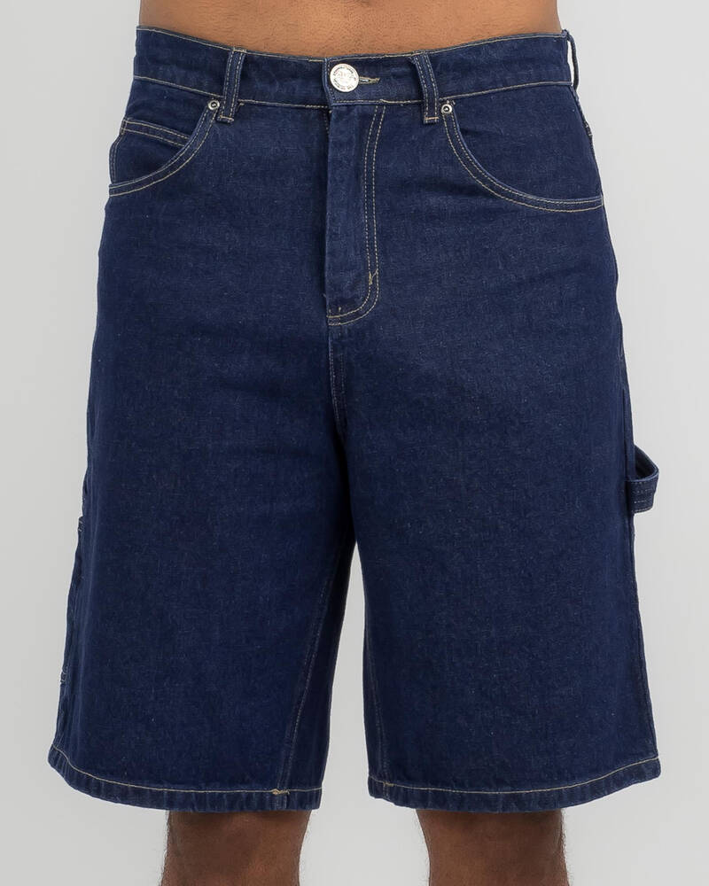 Santa Cruz Oval Stripe Carpenter Shorts for Mens