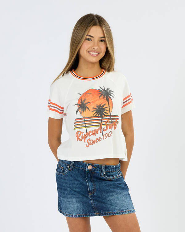 Girls' Surf Culture Cropped Tee