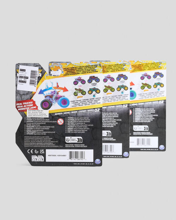 Monster Jam 1:64 Mud Blasters for Mens