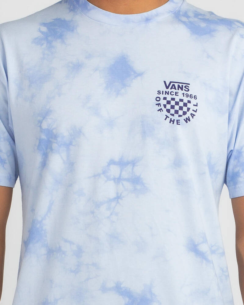 Vans Checker Logo Tie Dye T-Shirt for Mens