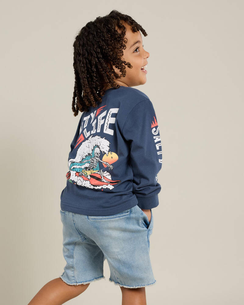 Salty Life Toddlers' Ferocious Long Sleeve T-Shirt for Mens