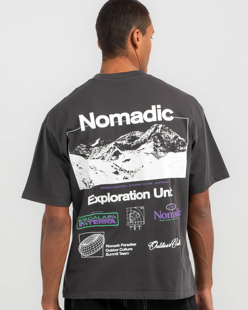 Nomadic Paradise Exploration Street T-Shirt for Mens
