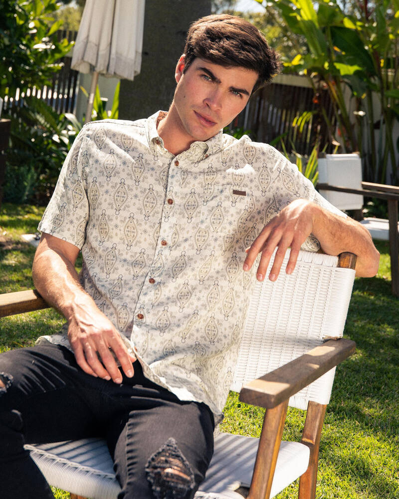 Skylark Scriptive Short Sleeve Shirt for Mens