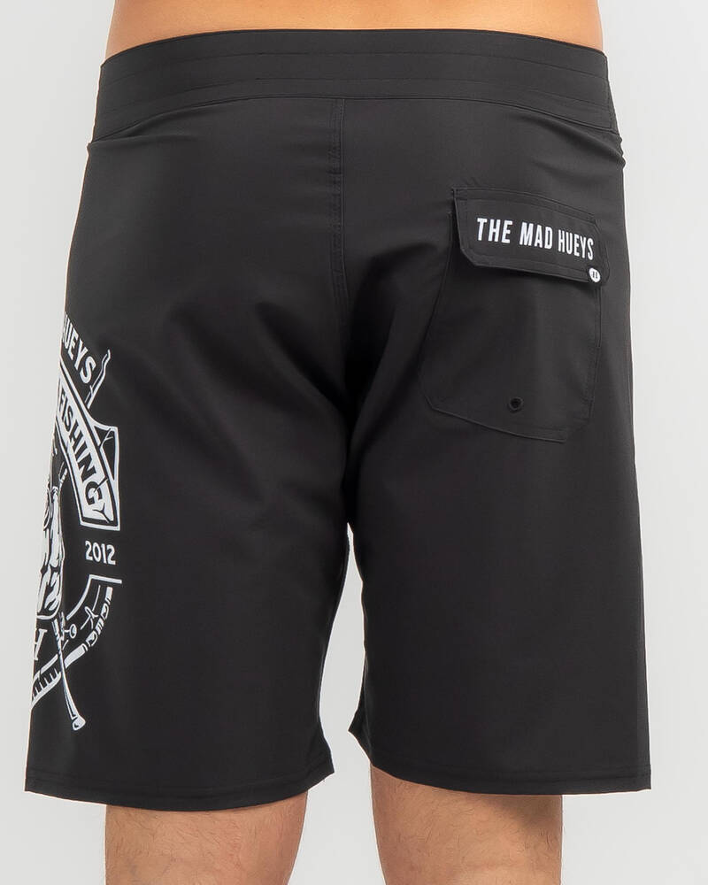The Mad Hueys Fk Off I'm Fishing Board Shorts for Mens