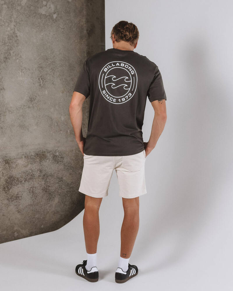 Skylark Shale Elastic Waist Shorts for Mens