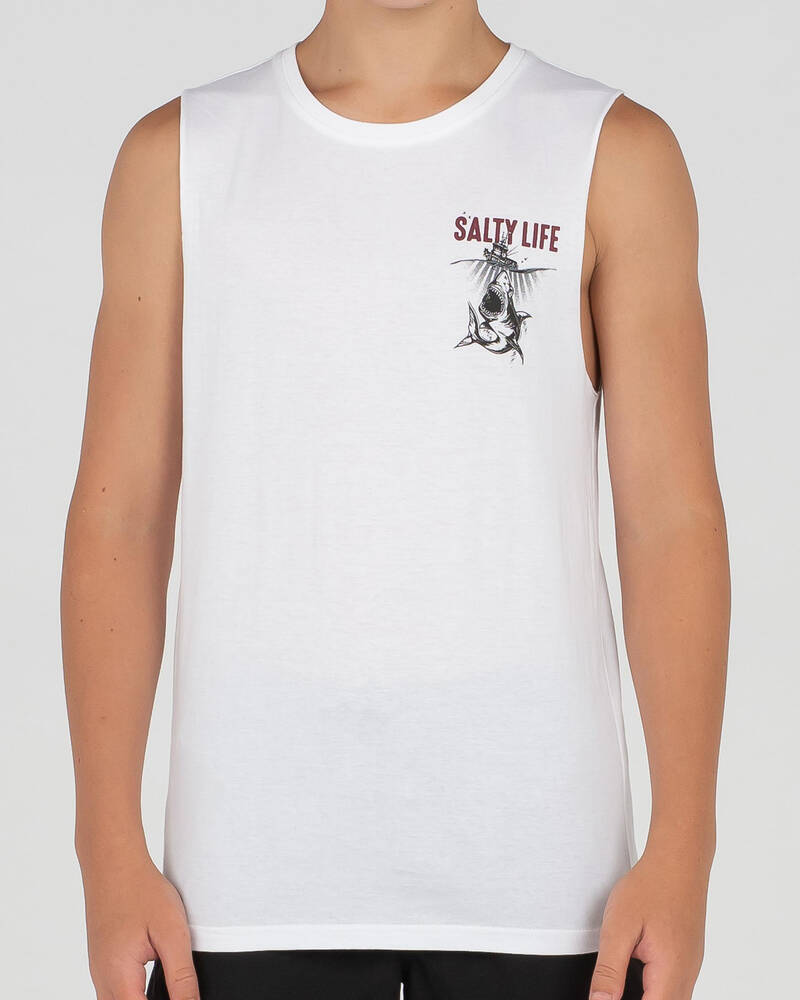 Salty Life Boys' Apex Muscle Tank for Mens