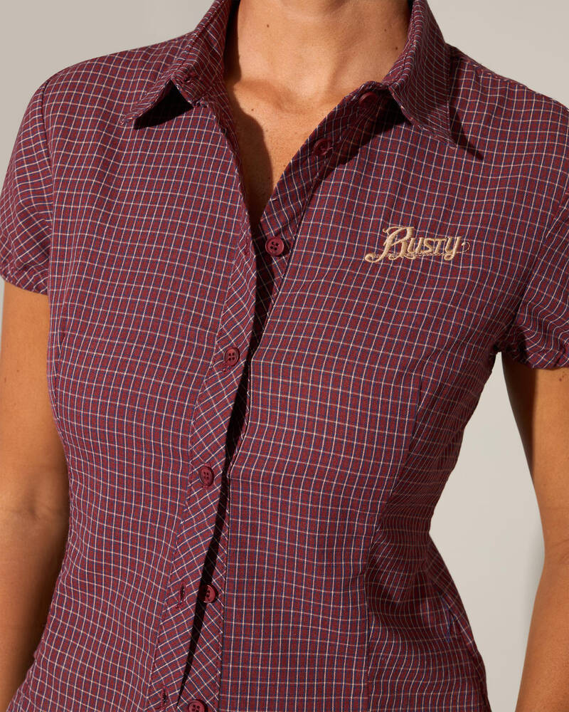 Rusty Missy May Check Shirt for Womens