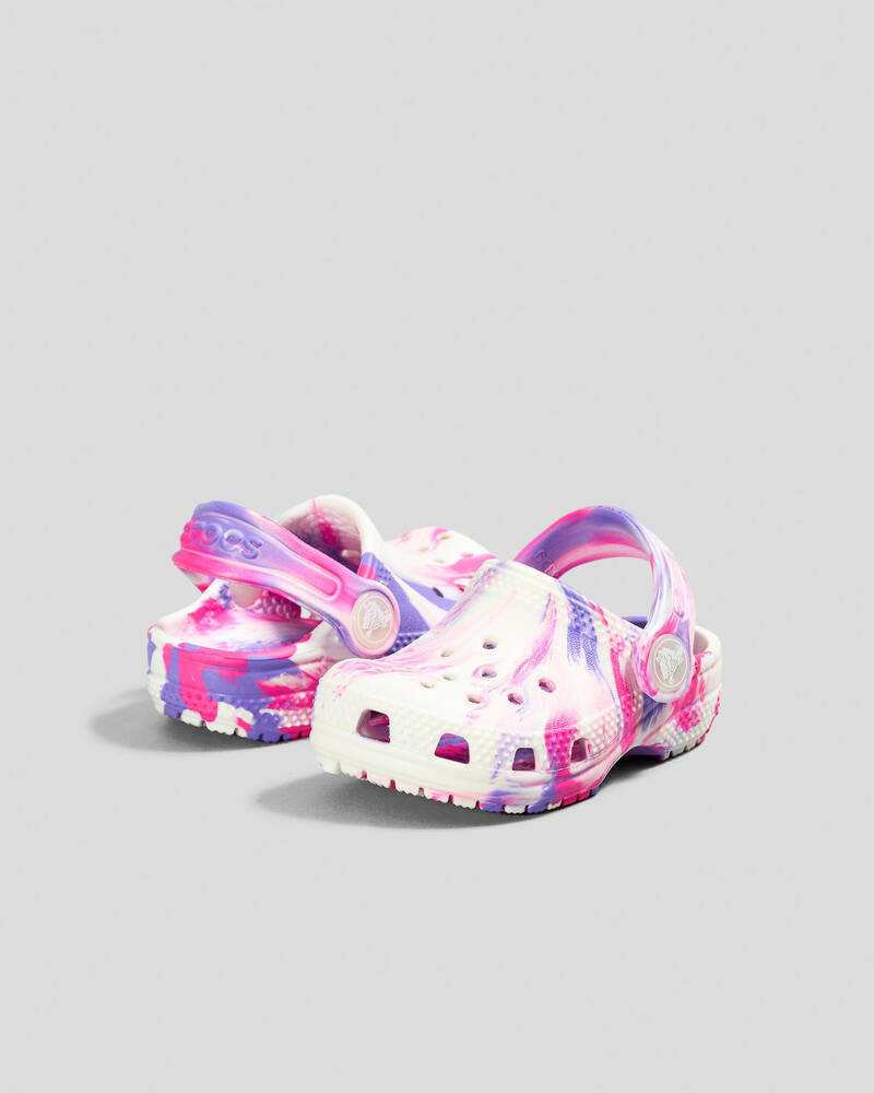 Crocs Toddlers' Classic Marble Clog for Unisex