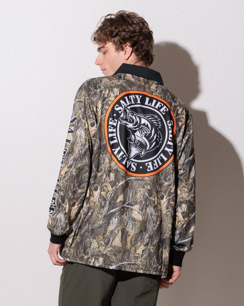 Salty Life Bullseye Fishing Shirt for Mens