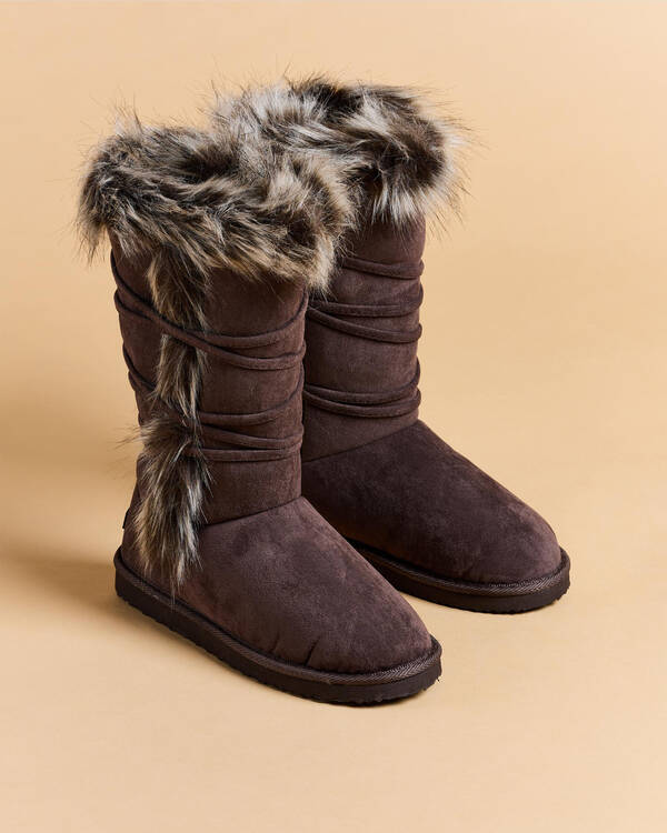 Mooloola Olympia Slipper Boots for Womens