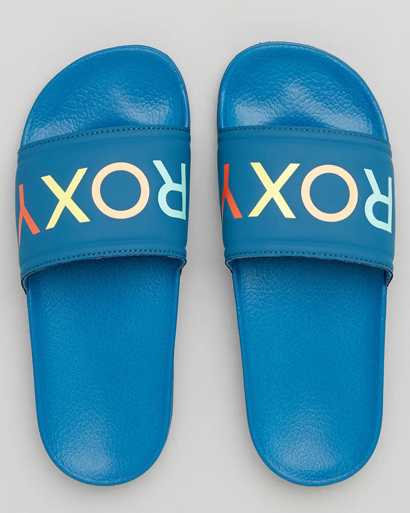 Roxy Girls' Roxy Slippy Slide Sandals for Womens