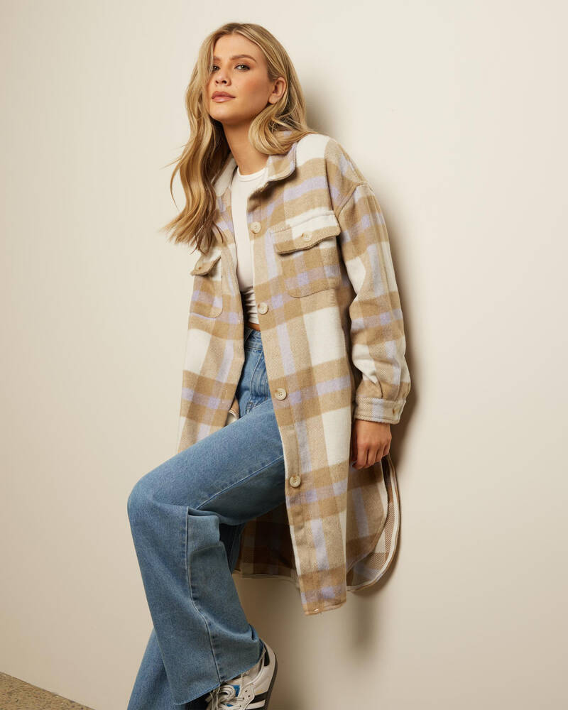 Ava And Ever Hayden Long Shacket for Womens