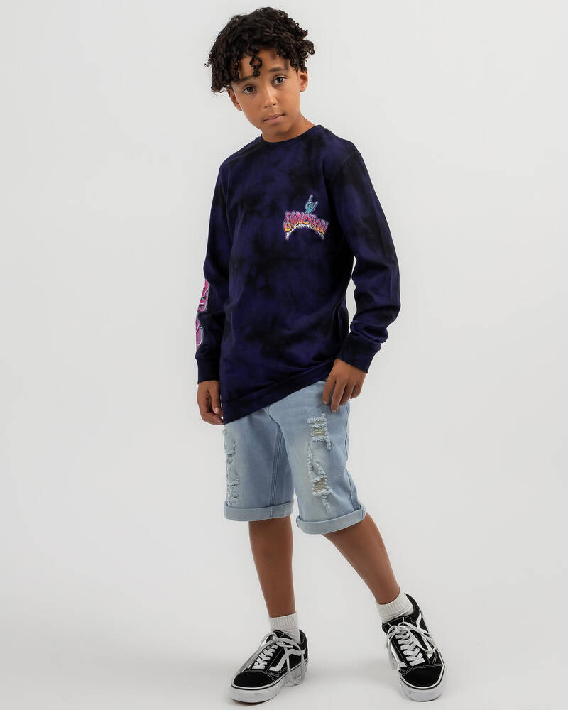 Sanction Boys' Hang Ten Long Sleeve T-Shirt for Mens