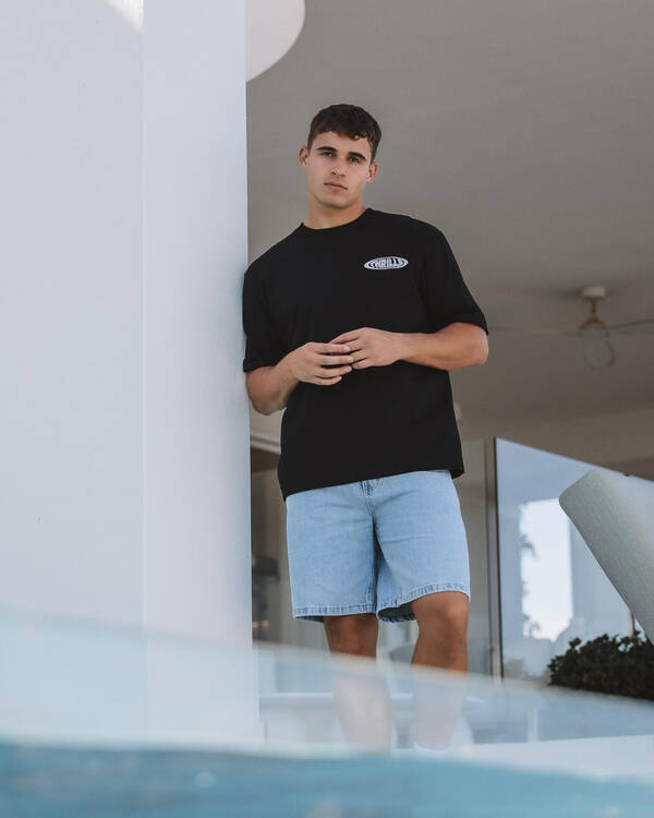 Thrills Slacker Denim Shorts for Mens
