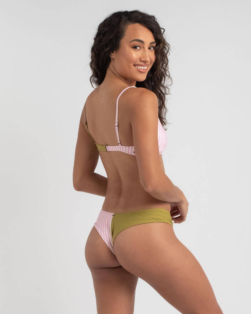 Rip Curl Surf Spray Stripe Bralette Bikini Top for Womens
