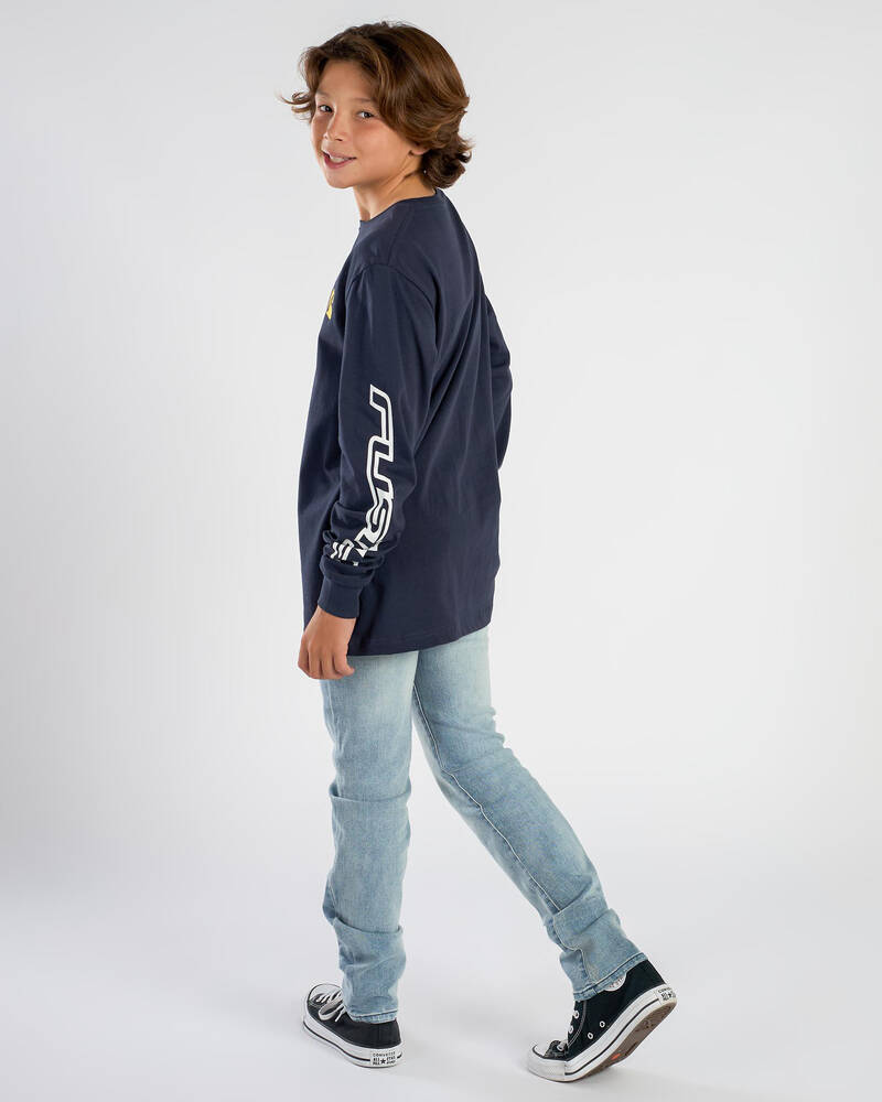 Rusty Boys' Jetsetter Long Sleeve T-Shirt for Mens