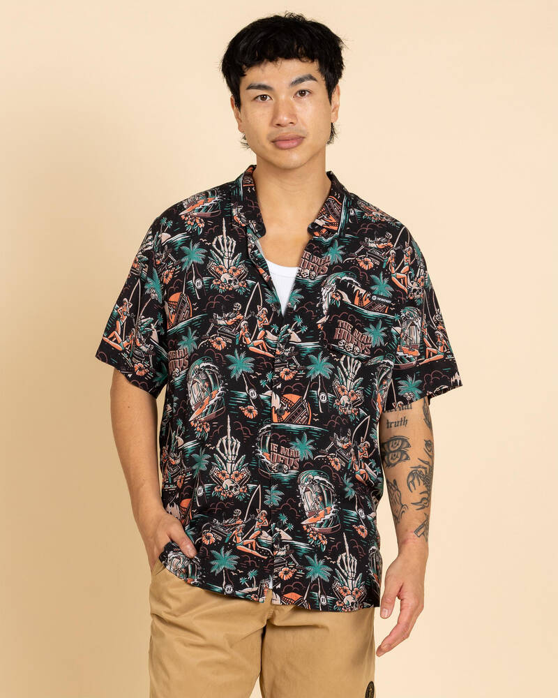 The Mad Hueys She'll Be Right Short Sleeve Shirt for Mens