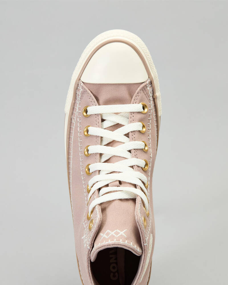 Converse Chuck Taylor All Star Crafted Stitching Hi-Top Shoes for Womens