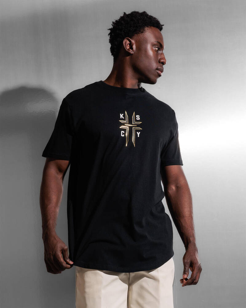 Kiss Chacey Ashes Dual Curved T-Shirt for Mens