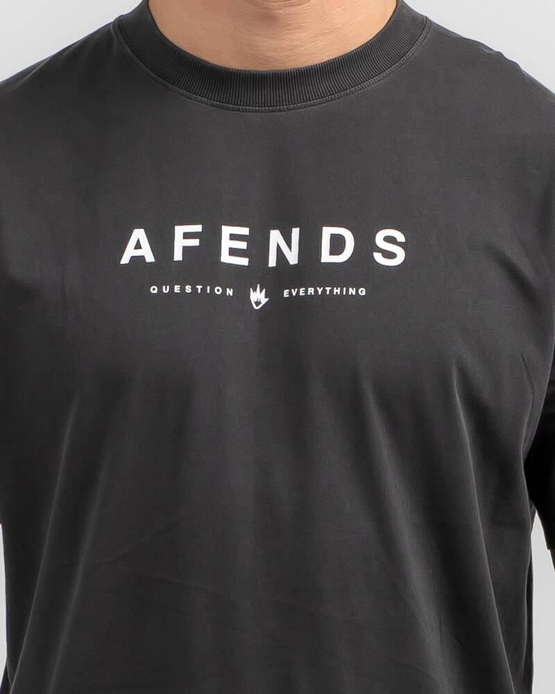 Afends Thrown Out Retro Fit T-Shirt for Mens