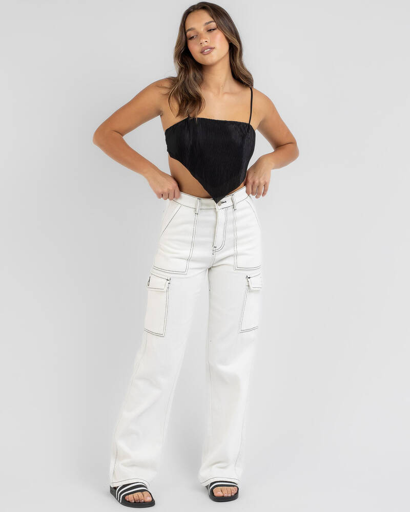 Mooloola Clemence Plisse Top for Womens