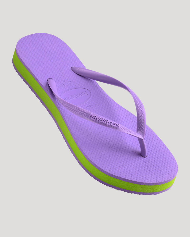 Havaianas Slim Flatform Thongs for Womens