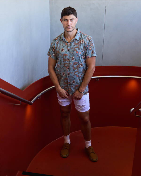 Lucid Trapper Denim Walk Shorts for Mens