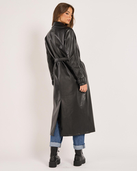 Ava And Ever Chaos Faux Leather Coat for Womens image number null