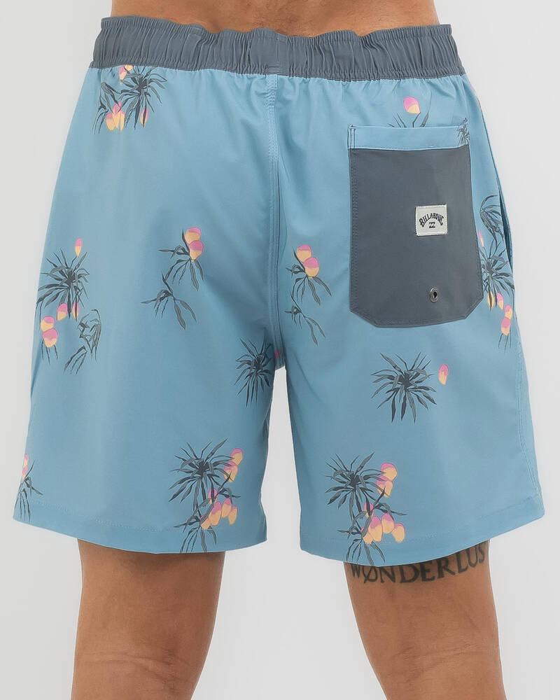 Billabong Sundays Layback Elastic Waist Board Shorts for Mens