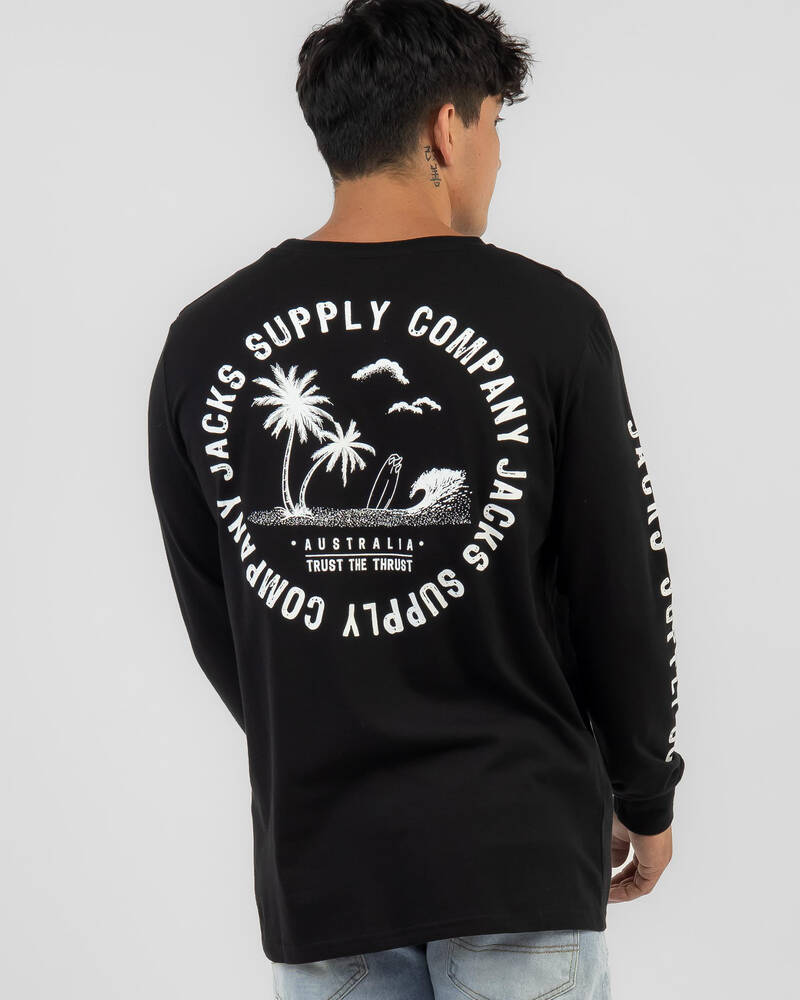 Jacks Hideaway Long Sleeve T-Shirt for Mens