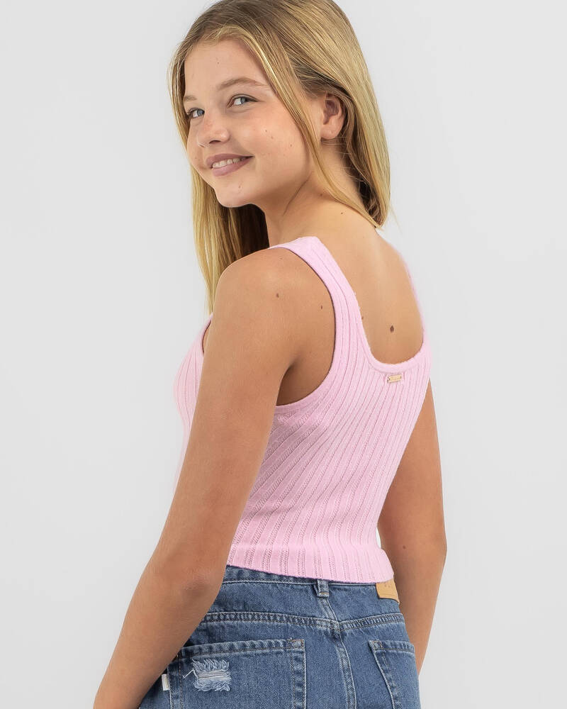 Mooloola Girls' Harley Pointelle Top for Womens